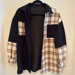 Plaid Patchwork Jacket